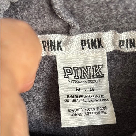 PINK Victoria's Secret Gray Hoodie - Picture 6 of 6